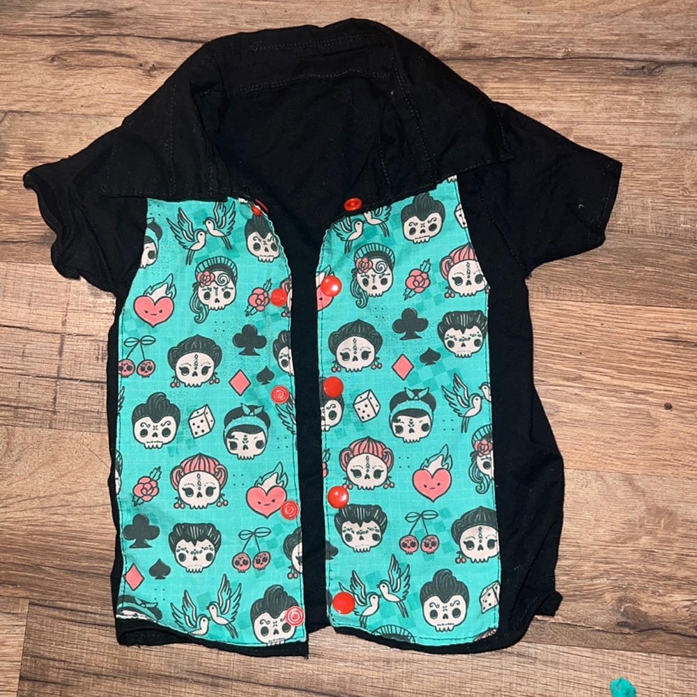 Handemade by Kitten Frostt Bowling Tee 6months